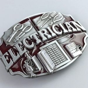 Electrician belt buckle approximately 3.5 in